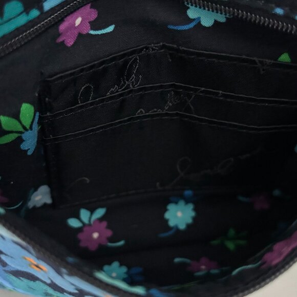 Vera Bradley Midnight Blues Little Flap Hipster Crossbody Bag Retired - Picture 7 of 11